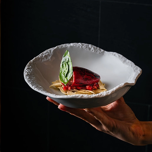 Postre sorprendente para una propuesta de matrimonio original en el restaurante Dans le Noir ?