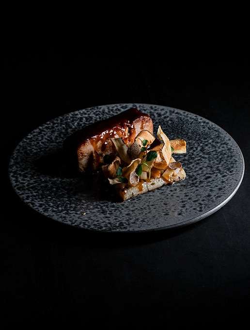 Un plato gastronómico festivo para celebrar la Navidad en el restaurante Dans le Noir ?